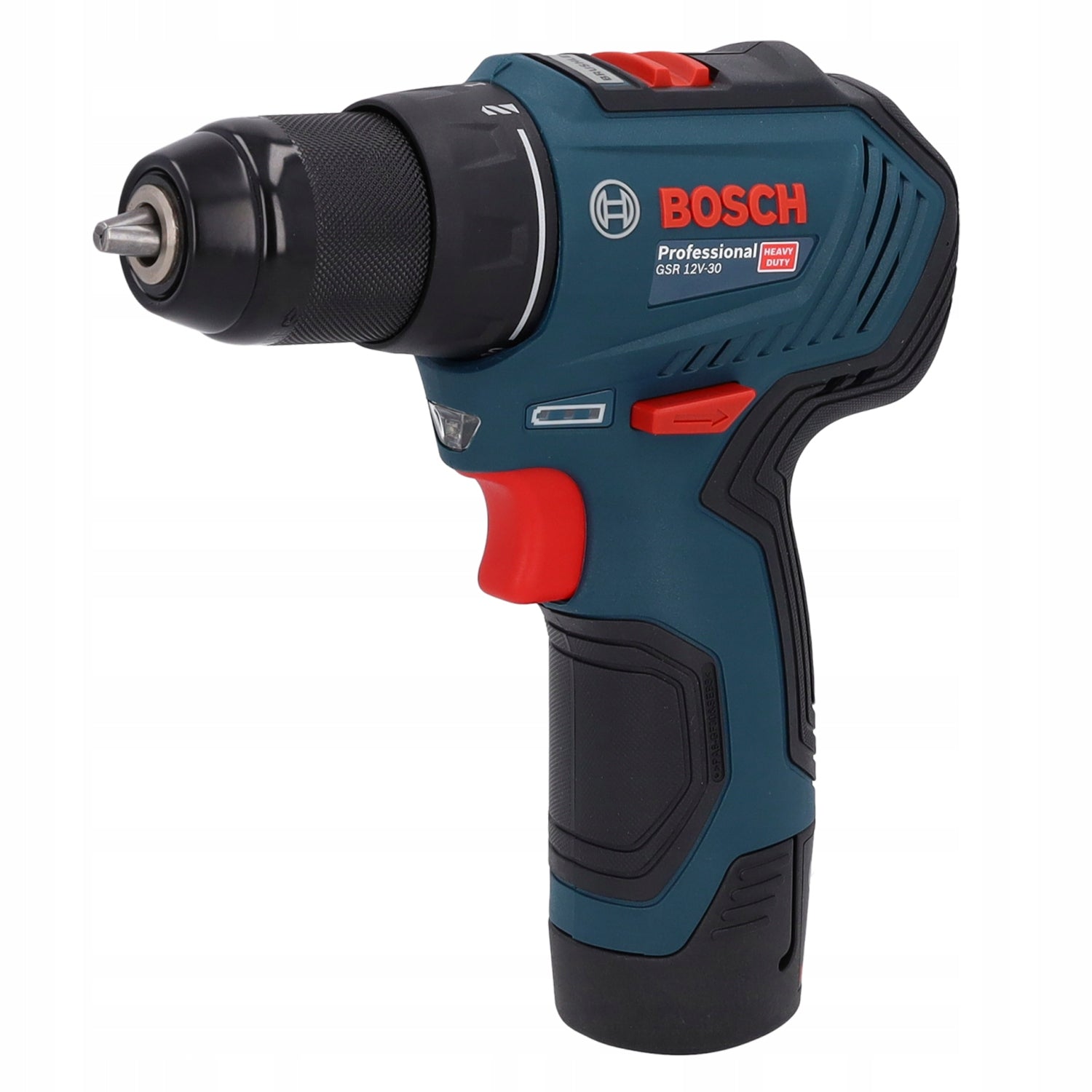 DRILLING MACHINE 2x2Ah + BITS GSR 12V-30 BOSCH 06019G9001 Battery capacity 2 Ah
