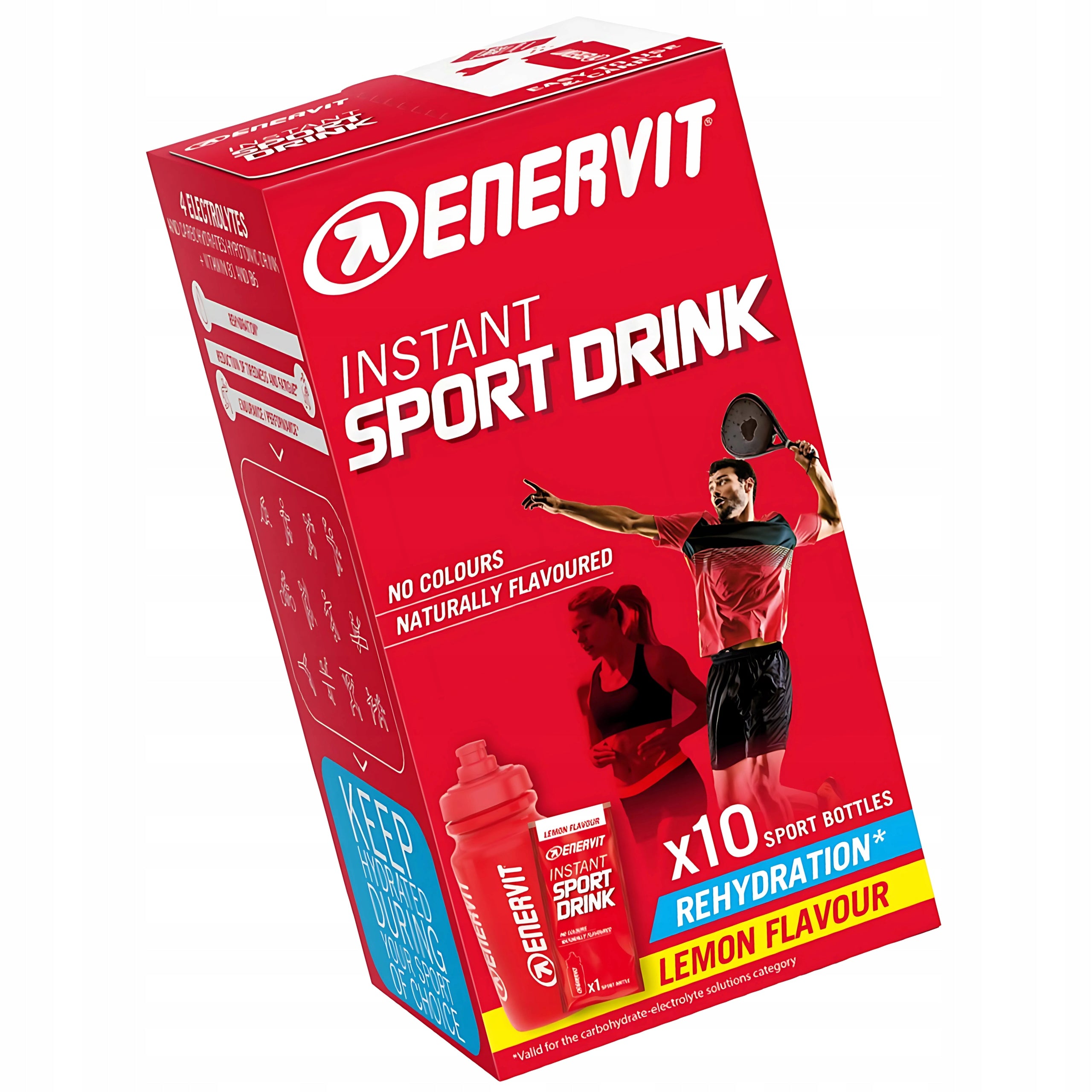 DRINK HIPPO INSTANT SPORT DRINK REHYDRATION ENERVIT ELECTROLYTES 10x16g