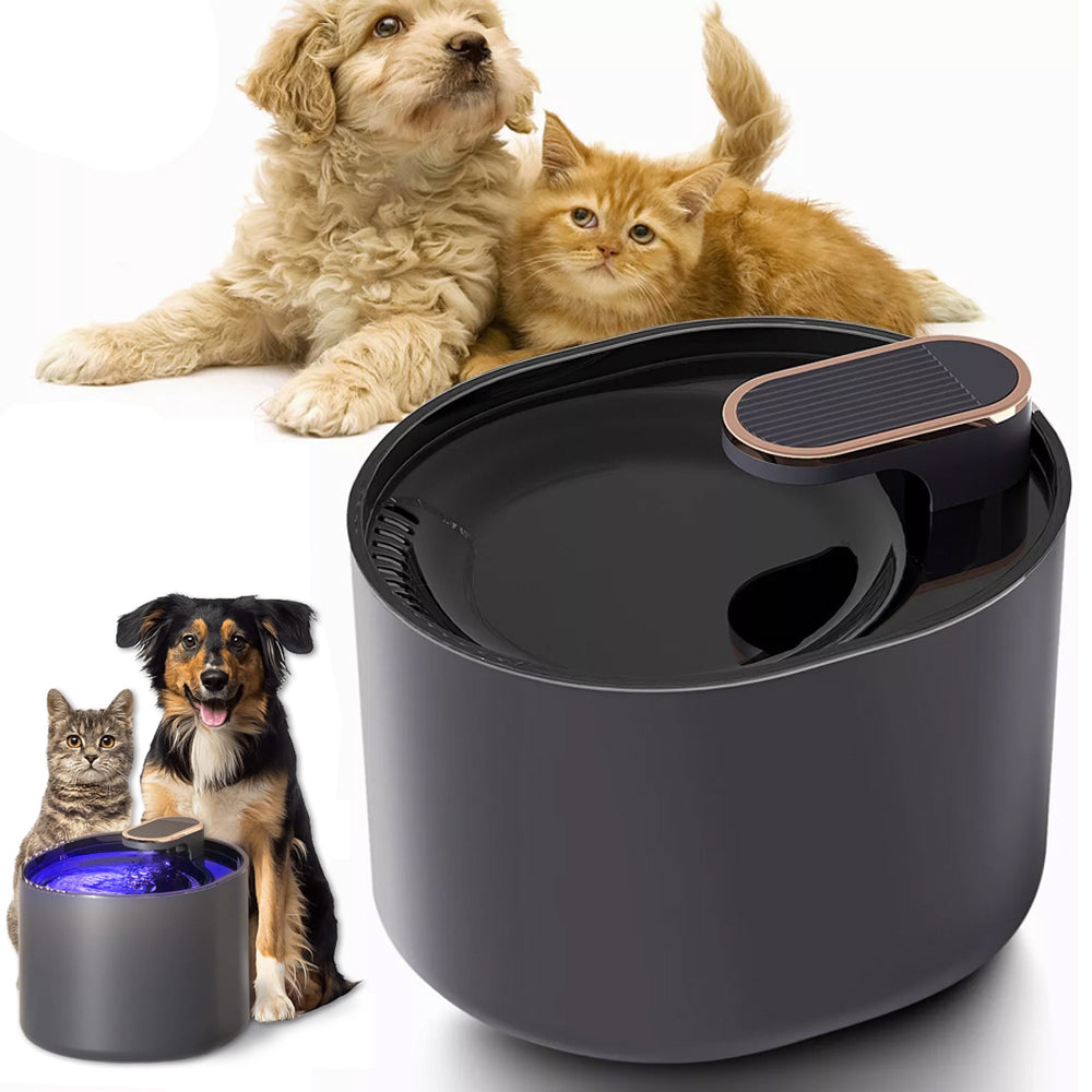 DRINKER AUTOMATIC DOG CAT FOUNTAIN BOWL DRINKER 3L + LED FILTER