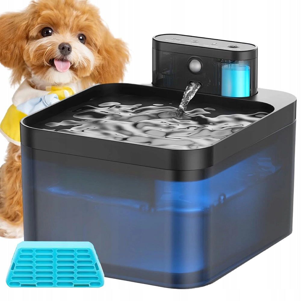 DRINKER AUTOMATIC DRINKER WATER FOUNTAIN 2,2L FOR CAT DOG MOTION SENSOR