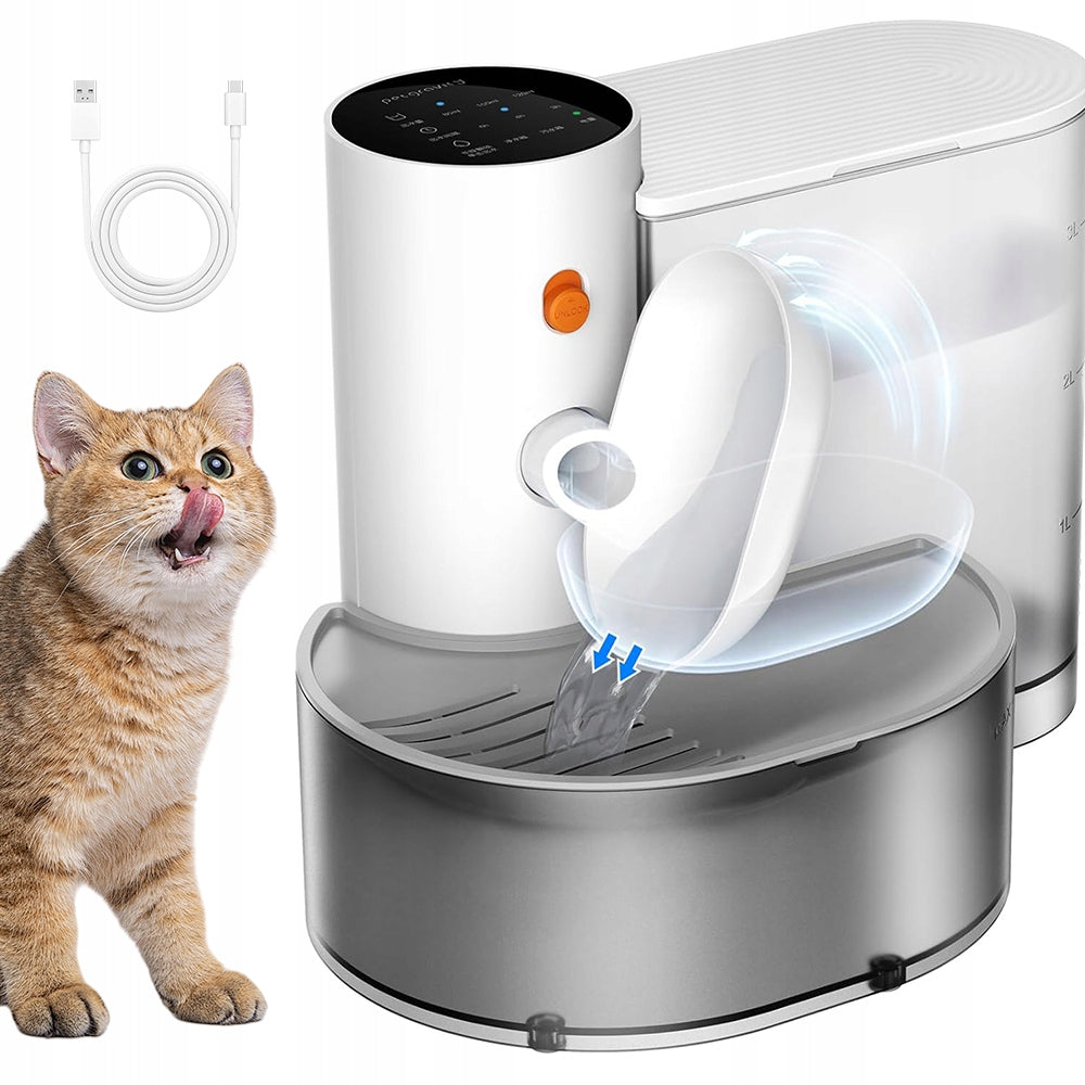 DRINKER AUTOMATIC WIRELESS WATER FOUNTAIN FOR CAT DOG ANIMALS 3L