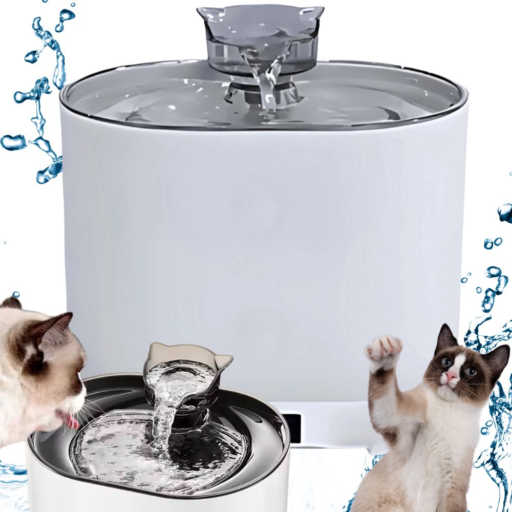 DRINKER CAT FOUNTAIN DOG BOWL AUTOMATIC + FILTER 2L MOTION SENSOR