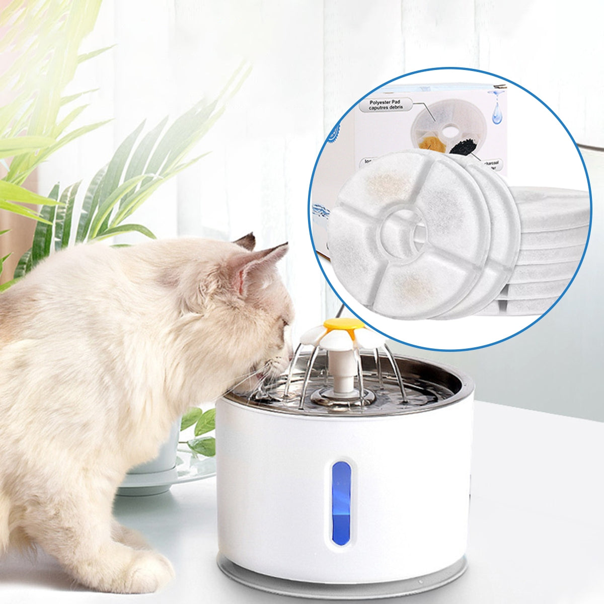 DRINKER FILTER CAT FOUNTAIN FILTER DOG DRINKER FILTERS 8PCS Manufacturer code smnc0987855