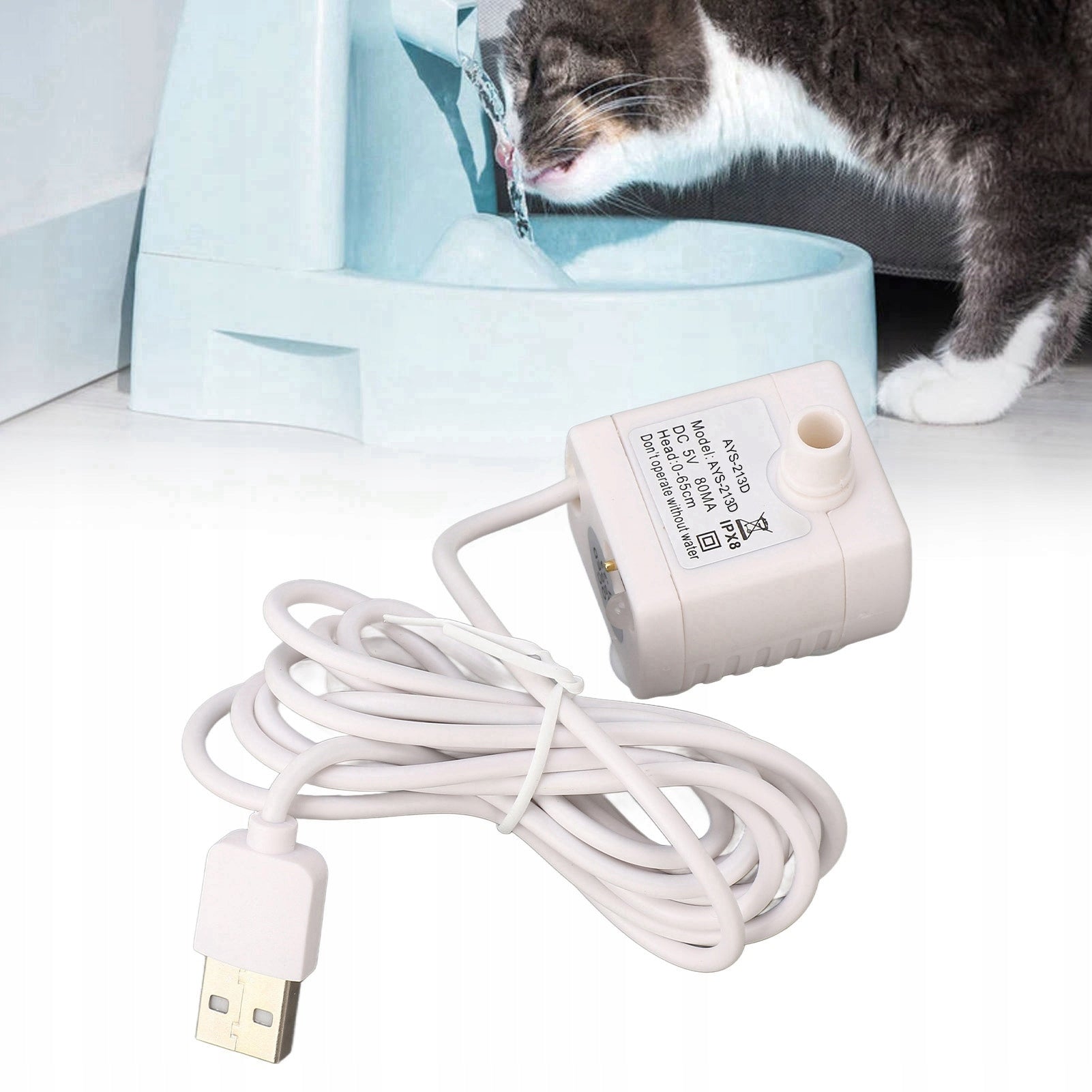 DRINKER PUMP FOUNTAIN DOG CAT DRINKER AUTOMATIC DRINKER Manufacturer code 2111220047711