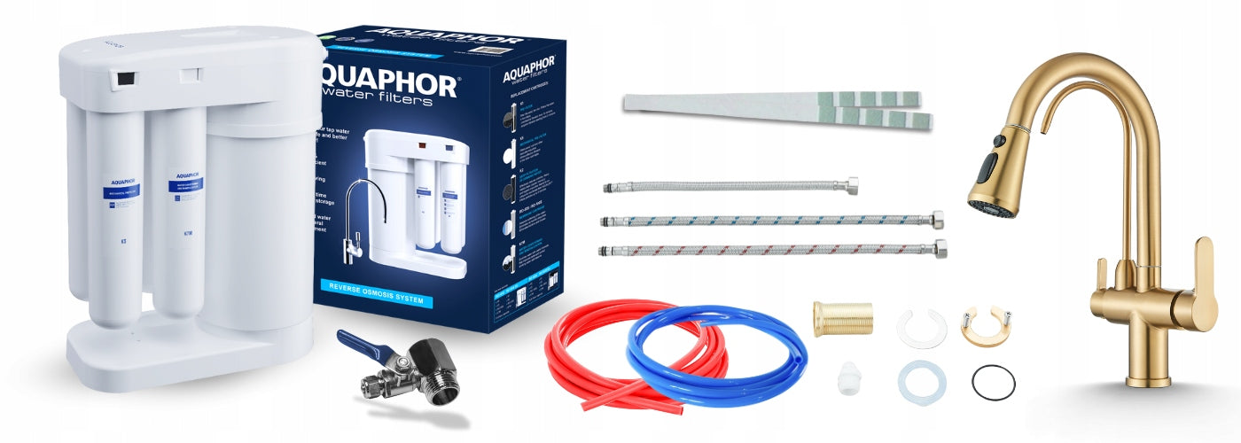 DRINKING WATER FILTER KIT AQUAPHOR REVERSE OSMOSIS WITH MINERALIZATION Packaging status original