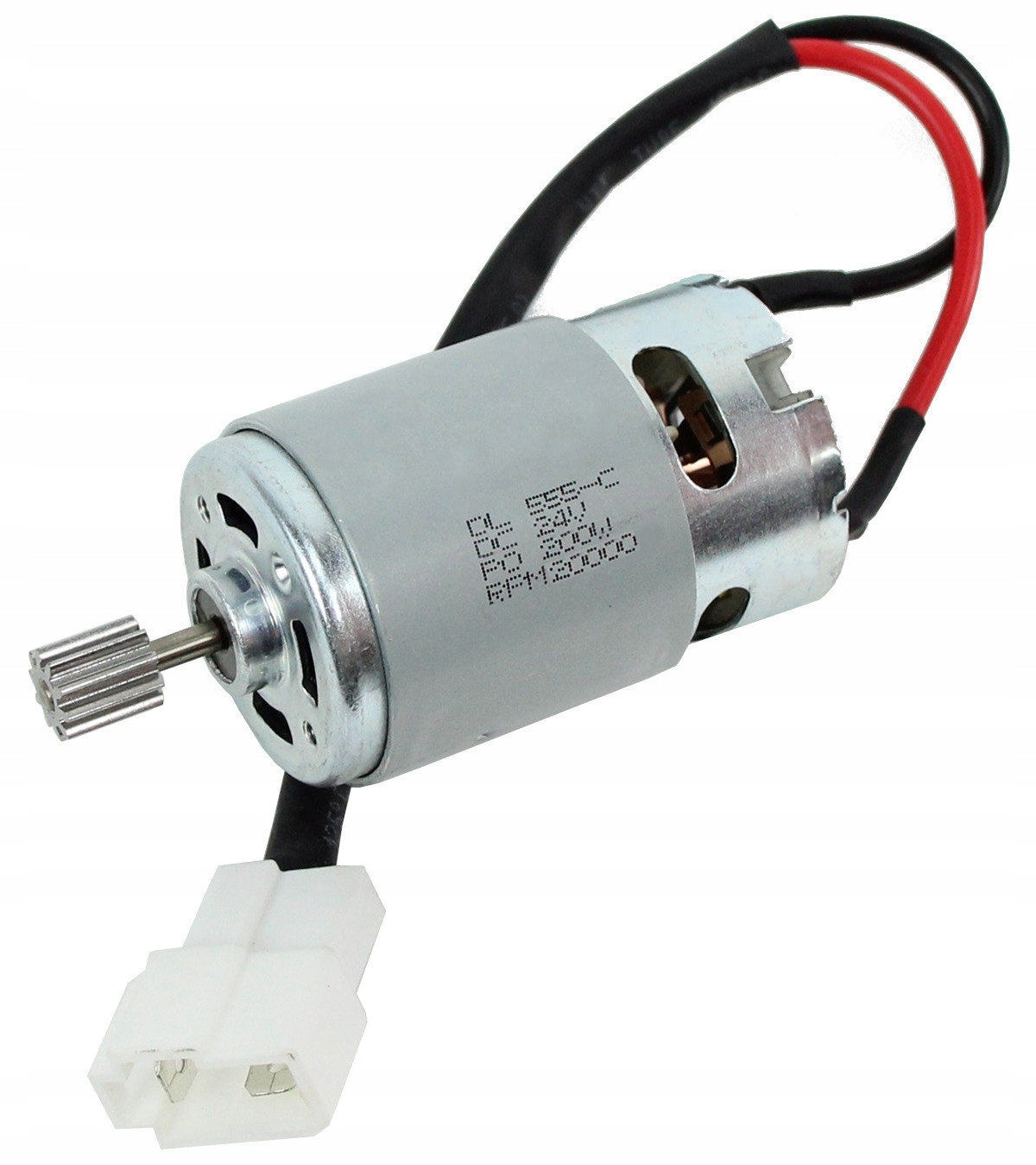 DRIVE MOTOR 555-24V 200W 20000 for cars on battery +cables, 12mm os plug Packaging status original