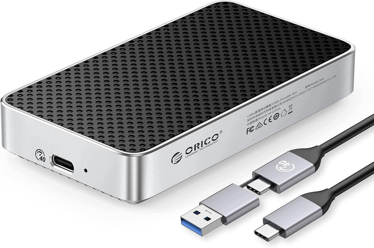 DRIVE SSD 1TB USB4 THUNDERBOLT 4.0 ALUMINUM 40GB/S PORTABLE