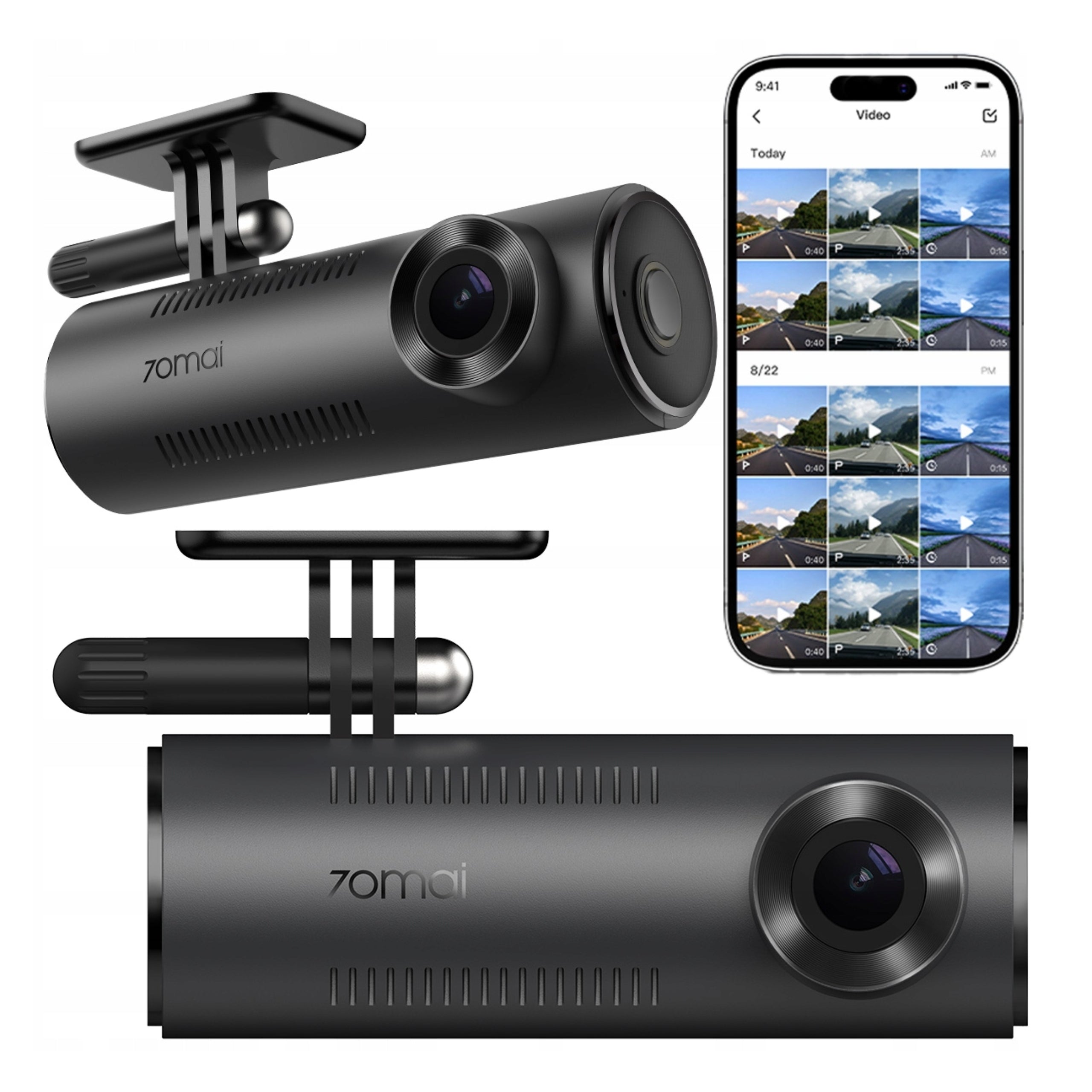 DRIVING RECORDER 2K QHD WIFI USB-C PARKING MODE WDR G-SENSOR NIGHT BLACK Packaging status original
