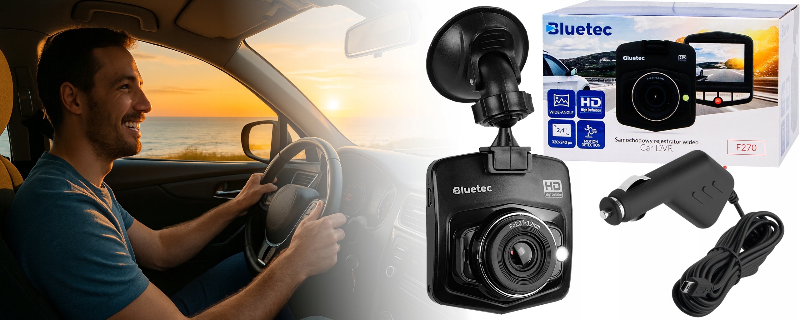 DRIVING RECORDER DASH CAM VIDEO RECORDER HD MENU PL HOLDER Batteries included no