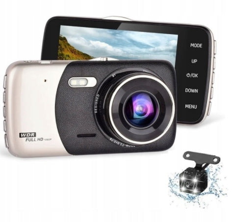 DRIVING RECORDER FOR CAR REVERSING CAMERA HD FRONT REAR CAR Packaging status original