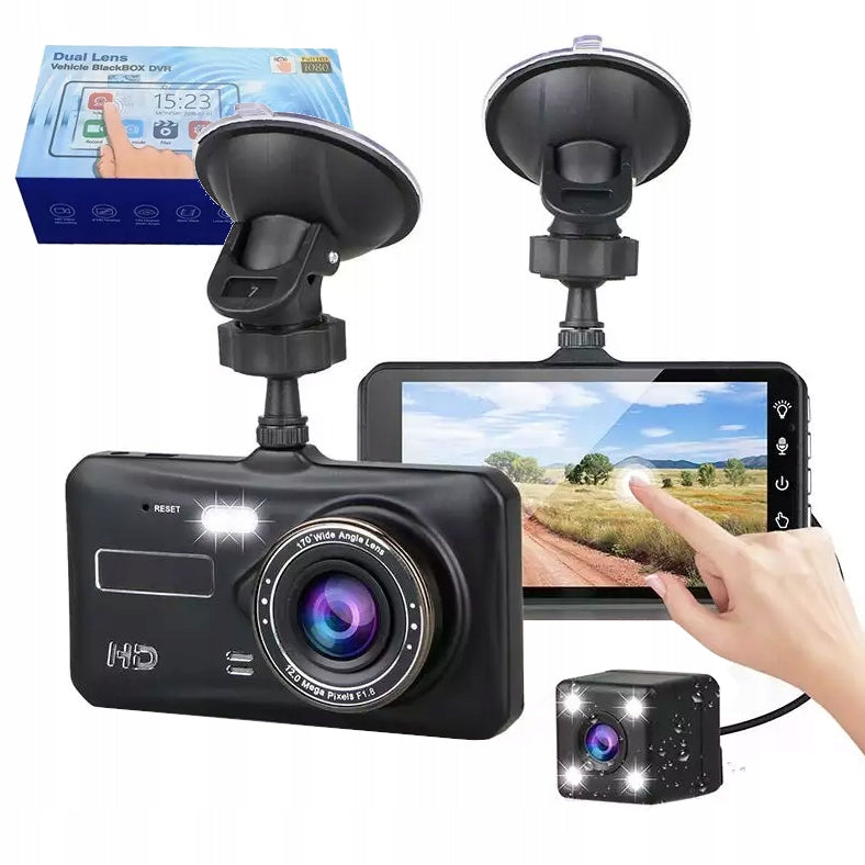 DRIVING RECORDER FULL HD REVERSING CAMERA MENU PL