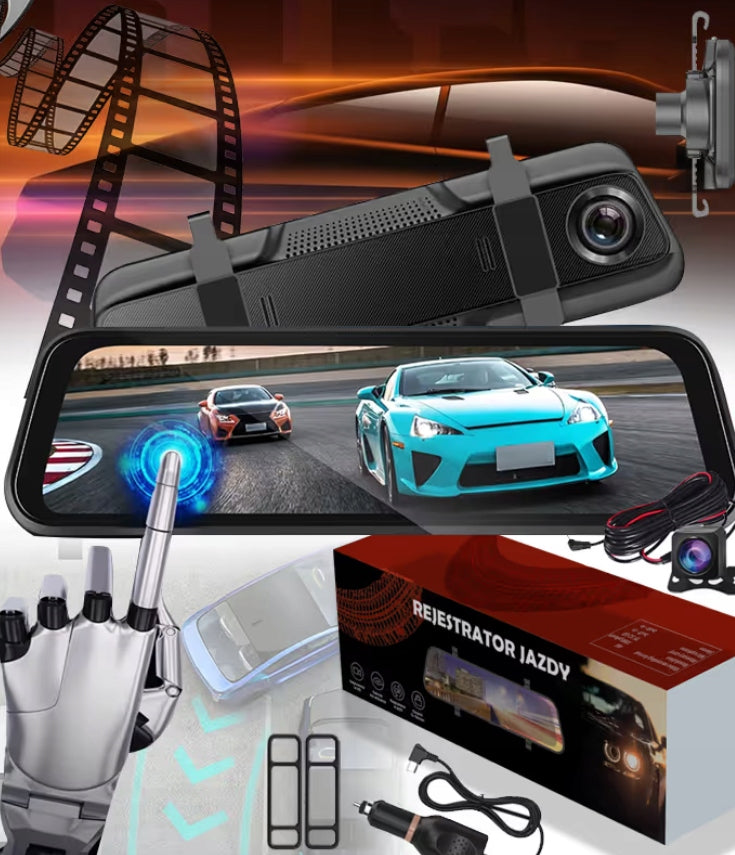 DRIVING RECORDER HD MIRROR VIDEO RECORDER CAR CAMERA 1080