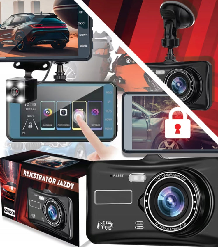 DRIVING RECORDER HD VIDEO RECORDER CAR CAMERA REVERSING VIDEO
