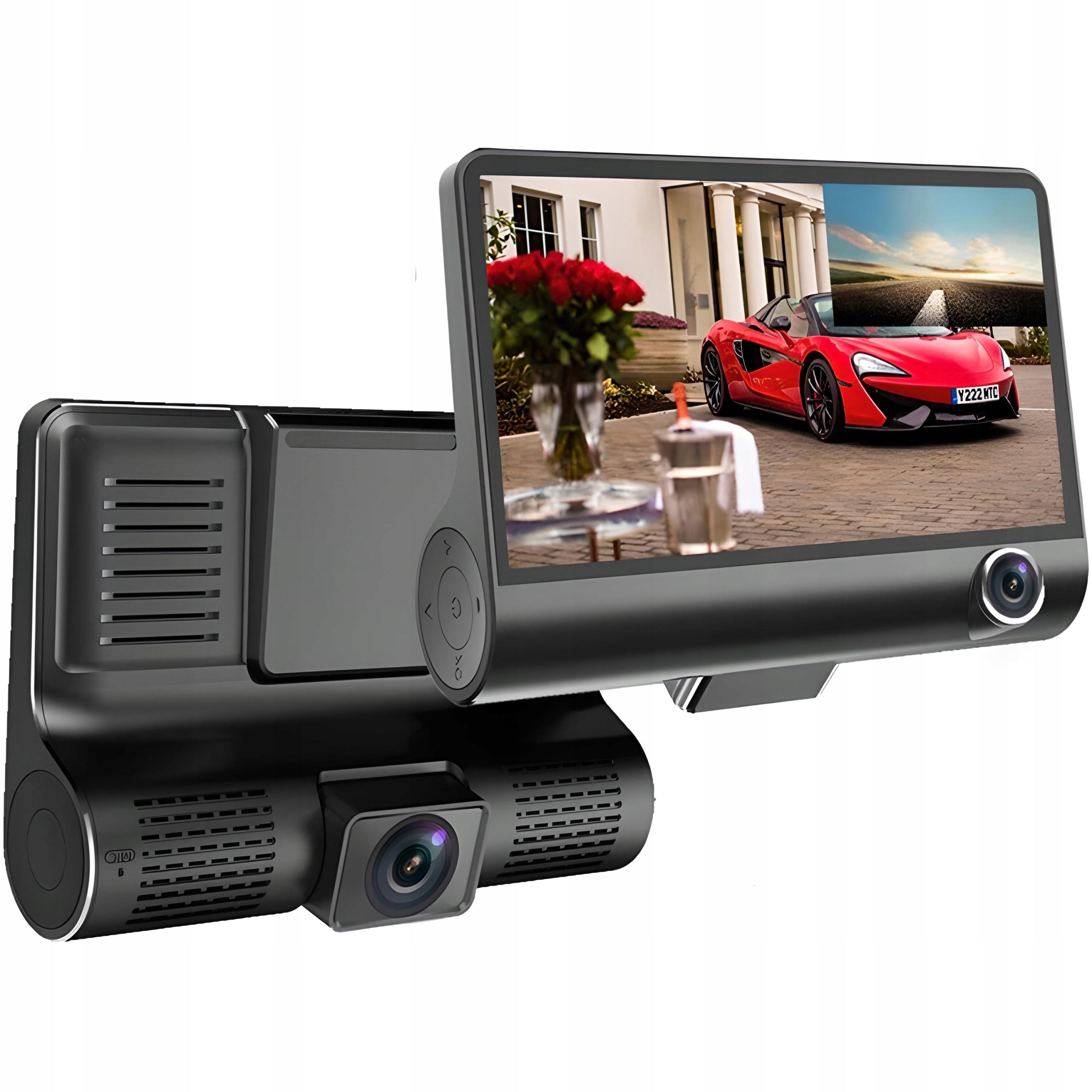 DRIVING RECORDER VIDEO RECORDER 5Mpx 3 FULL HD CAMERAS + REVERSING CAMERA Packaging status original