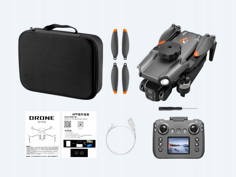 DRONE CONTROLLER WITH LCD 2 cameras TOY 115G WIFI 3x AKU 500m OpticalFlow Manufacturer code S119MAX
