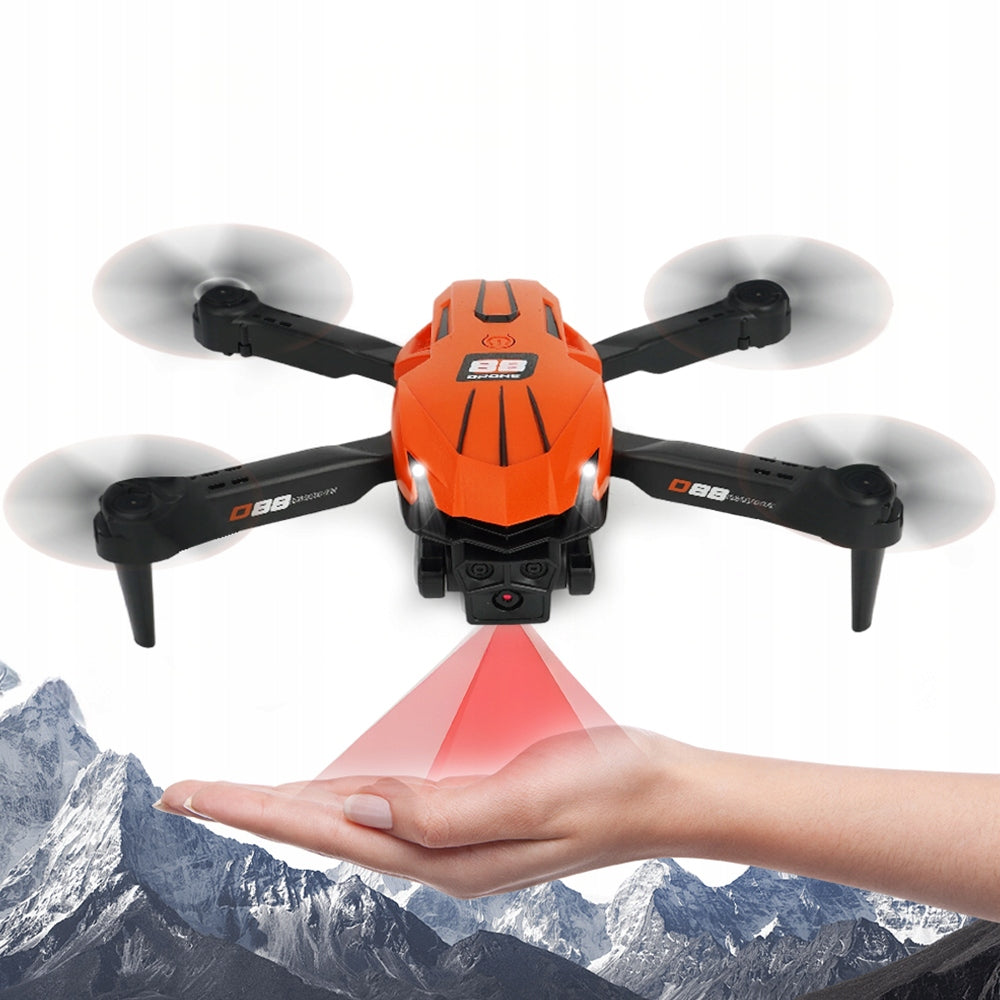 DRONE D88 2 WIFI HD CAMERAS REMOTE CONTROLLED REMOTE CONTROL 3 BATTERIES 500MAH 3,7V Manufacturer code 6TY2195BOMD