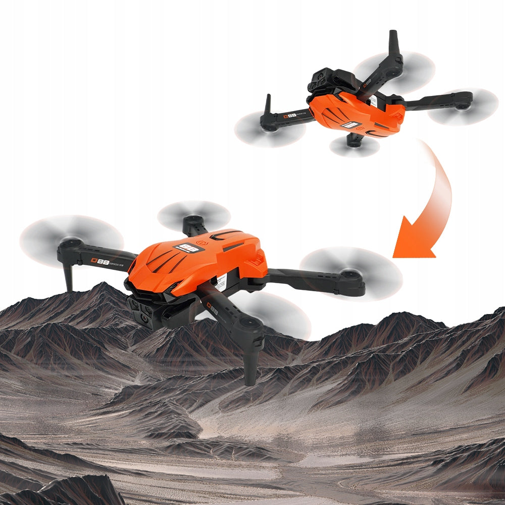 DRONE D88 REMOTE CONTROLLED 3x BATTERIES WIFI CAMERA 100M Dual Cameras Brand no brand