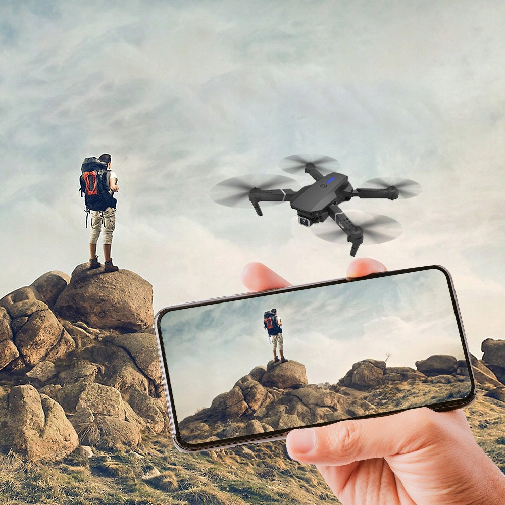 DRONE DUAL CAMERA 4K FLIGHT TRACKING SET NEW Manufacturer code 0769-MA