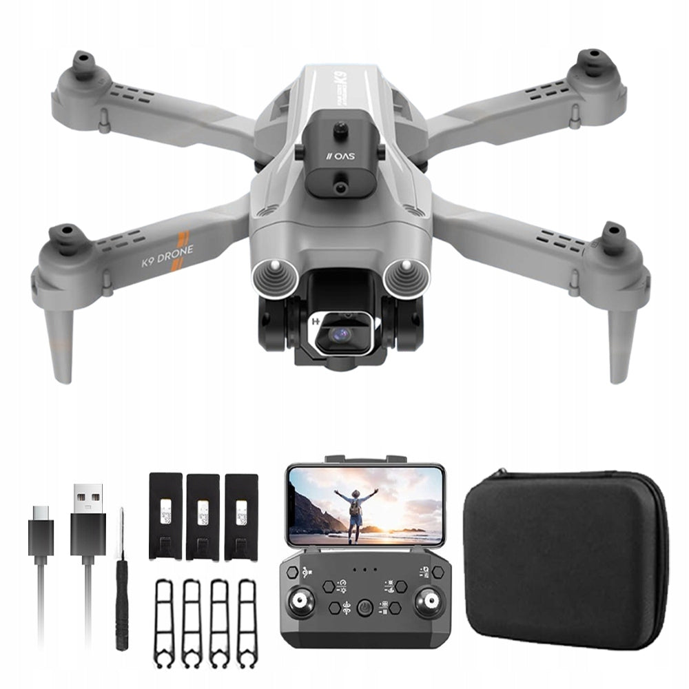 DRONE DUAL CAMERAS STABLE HOVER CAMERA 4K OBSTACLE DETECTION 3BATTERIES