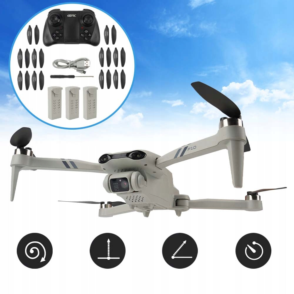 DRONE F10 TWO CAMERAS TOY 200m Brand Bedee