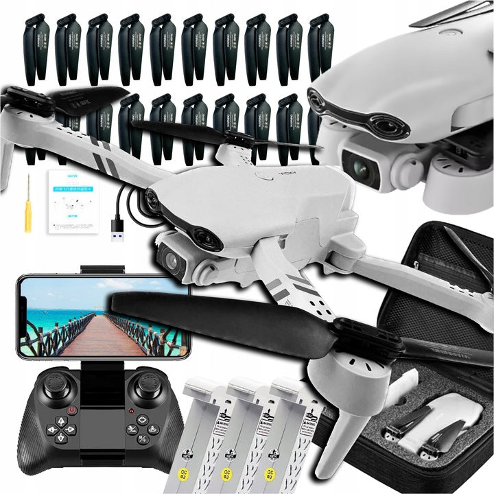 DRONE F10 WiFi 3 batteries ACCESSORIES CAMERA 4K TOY HOVER 2000M 3 X 1600mAh Brand 4DRC