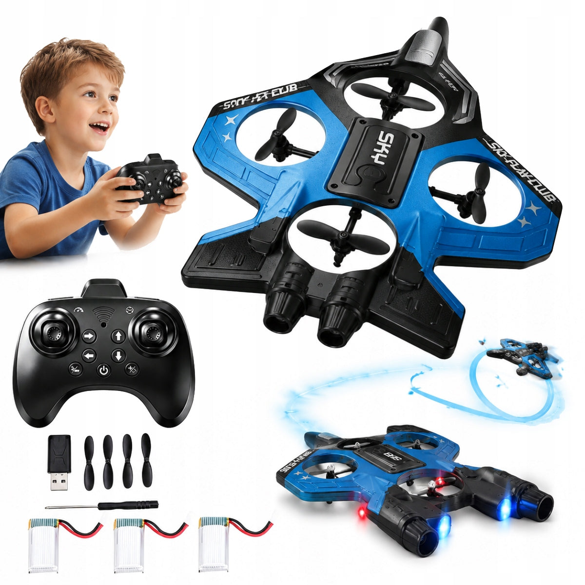DRONE FLYING AIRCRAFT FOAM REMOTE CONTROLLED STABLE EASY FLYING