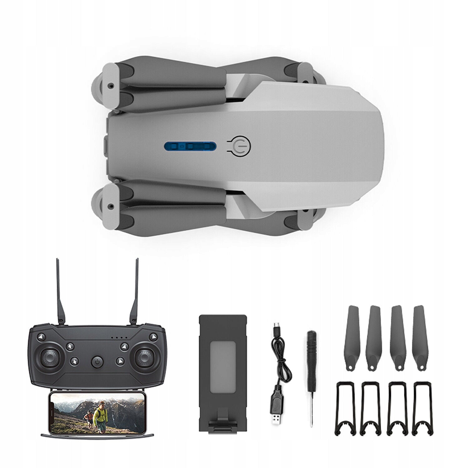 DRONE, FOUR-AXIS 4K HD FOLDING REMOTE AIRCRAFT