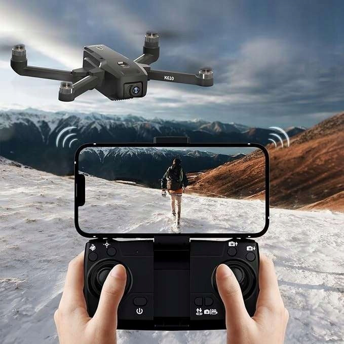 DRONE K610 GPS with 4K Camera, Brushless Motor + Remote Control Brand no brand