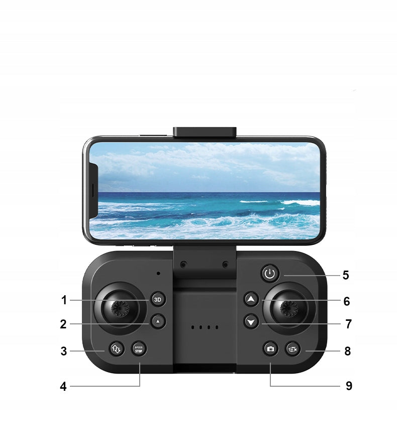 DRONE L106 PRO CAMERA, OBSTACLE DETECTION, HEADLESS CONTROL + 3 BATTERIES Brand no brand