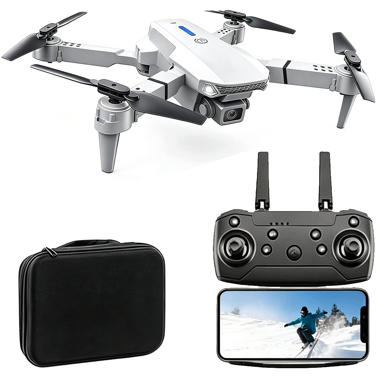 DRONE PRO 2 CAMERAS WIFI HD TOY HOVER 100m REMOTE CONTROLLED POWERFUL REMOTE CONTROL