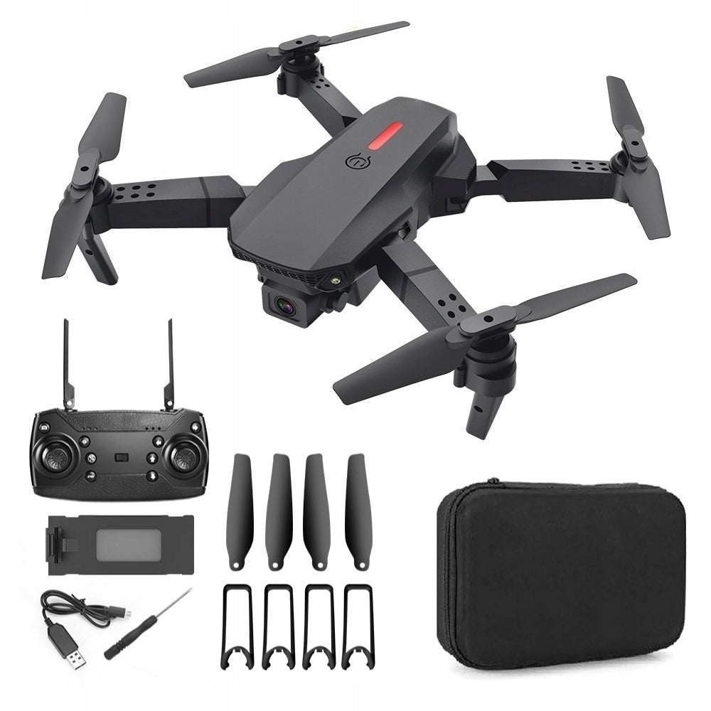 DRONE PRO 3-BATTERIES INCLUDED 4K FULL HD CAMERA LIGHT GREY