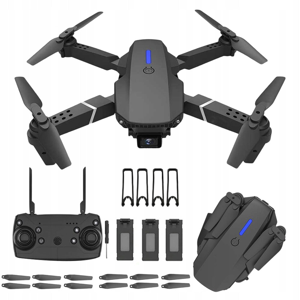 DRONE REMOTE CONTROLLED 4K FPV WI-FI CAMERA FOLDABLE 1800MAH 15MIN FLIGHT