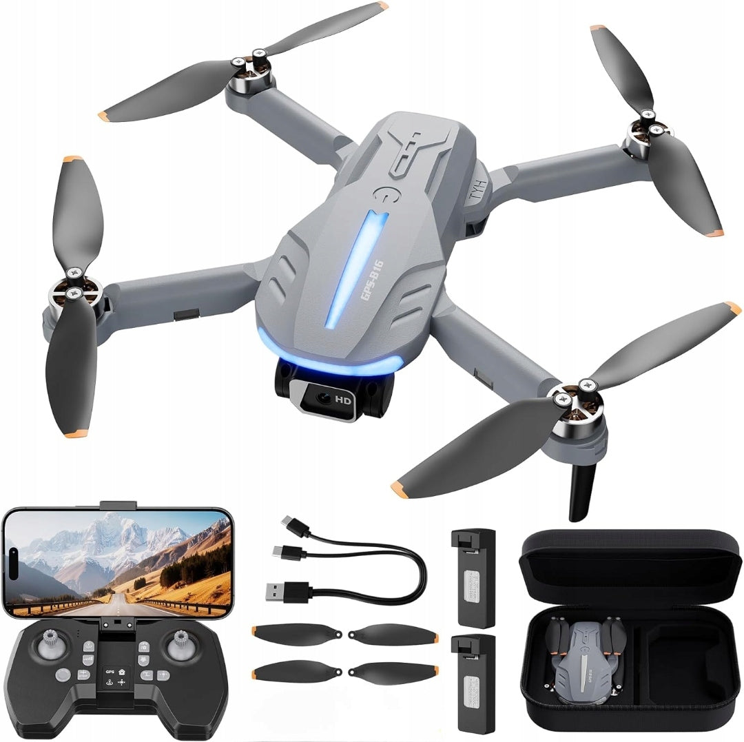 DRONE REMOTE CONTROLLED HD CAMERA FOLDABLE QUADCOPTER FERIETELF 1080P 3D