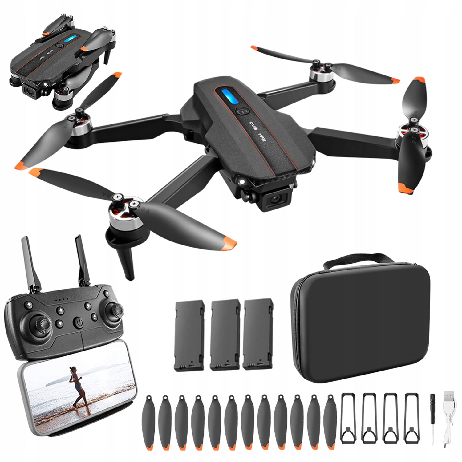DRONE S91 1080P DUAL CAMERA WITH INTELLIGENT OBSTACLE AVOIDANCE