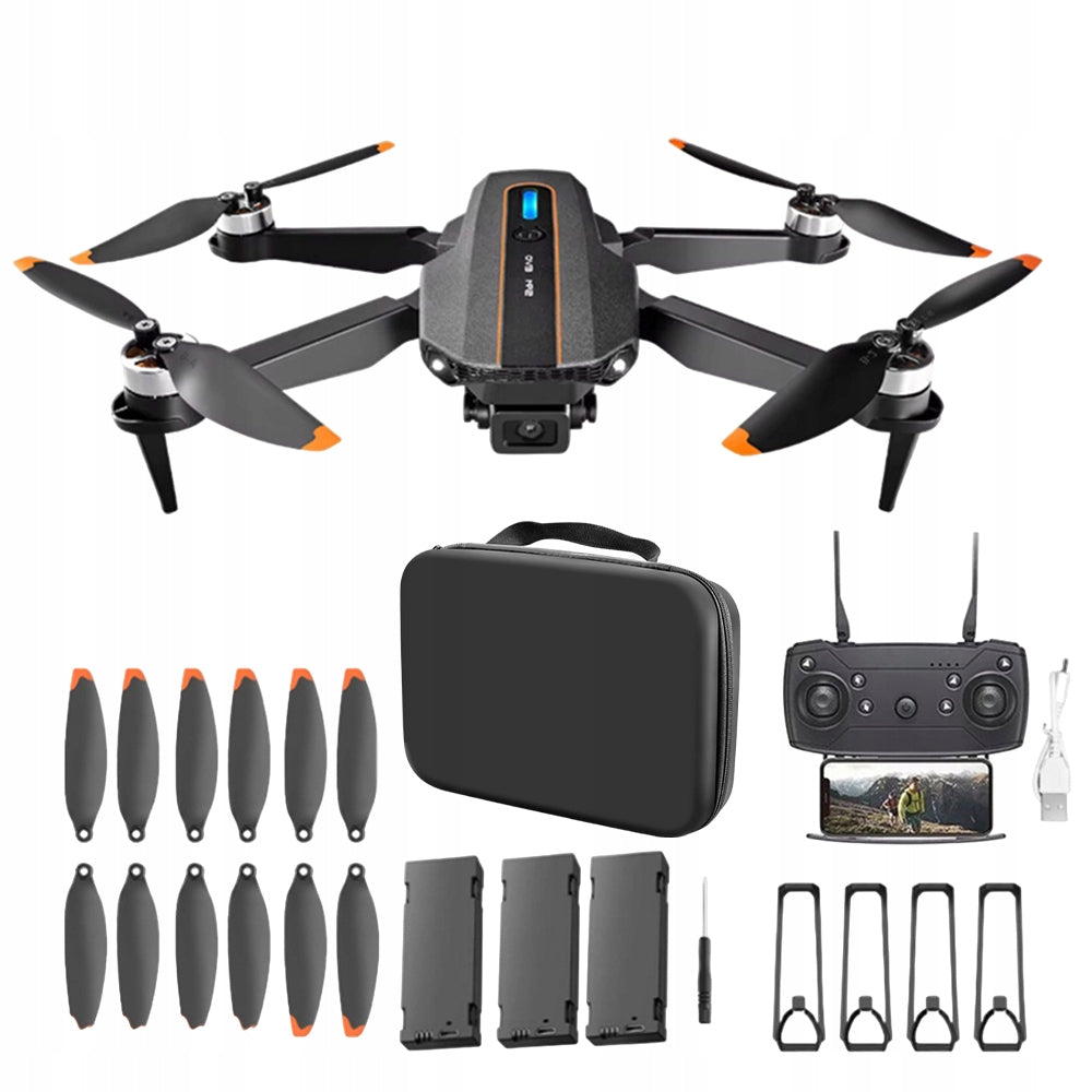 DRONE S91 2 CAMERAS WIFI HD TOY HOVER 100m 3 BATTERIES 1800mAh