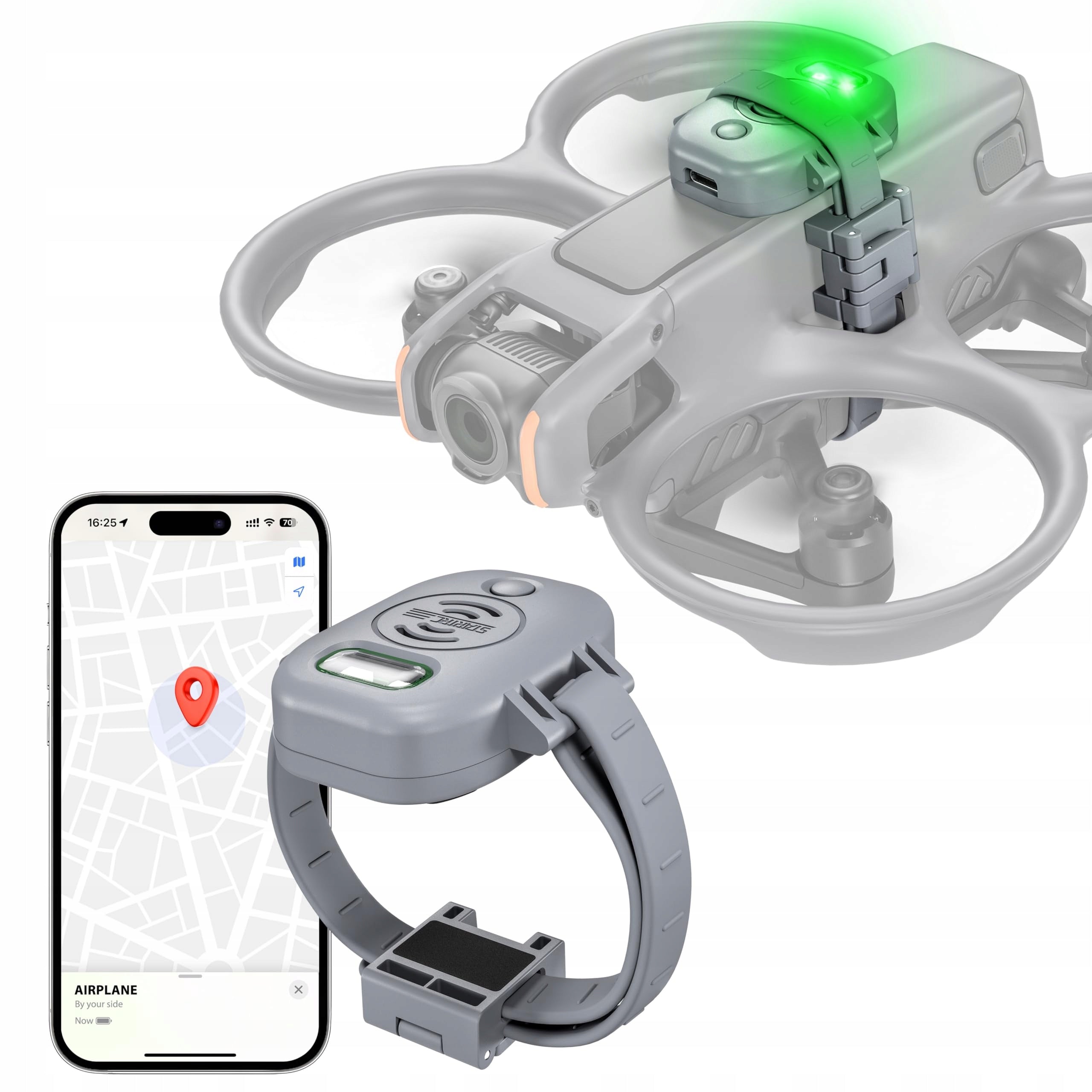 DRONE SIREN TRACKER FOR DJI MINI 4 PRO/AVATA 2/AIR 3/MAVIC 3 PRO/FPV DRONES