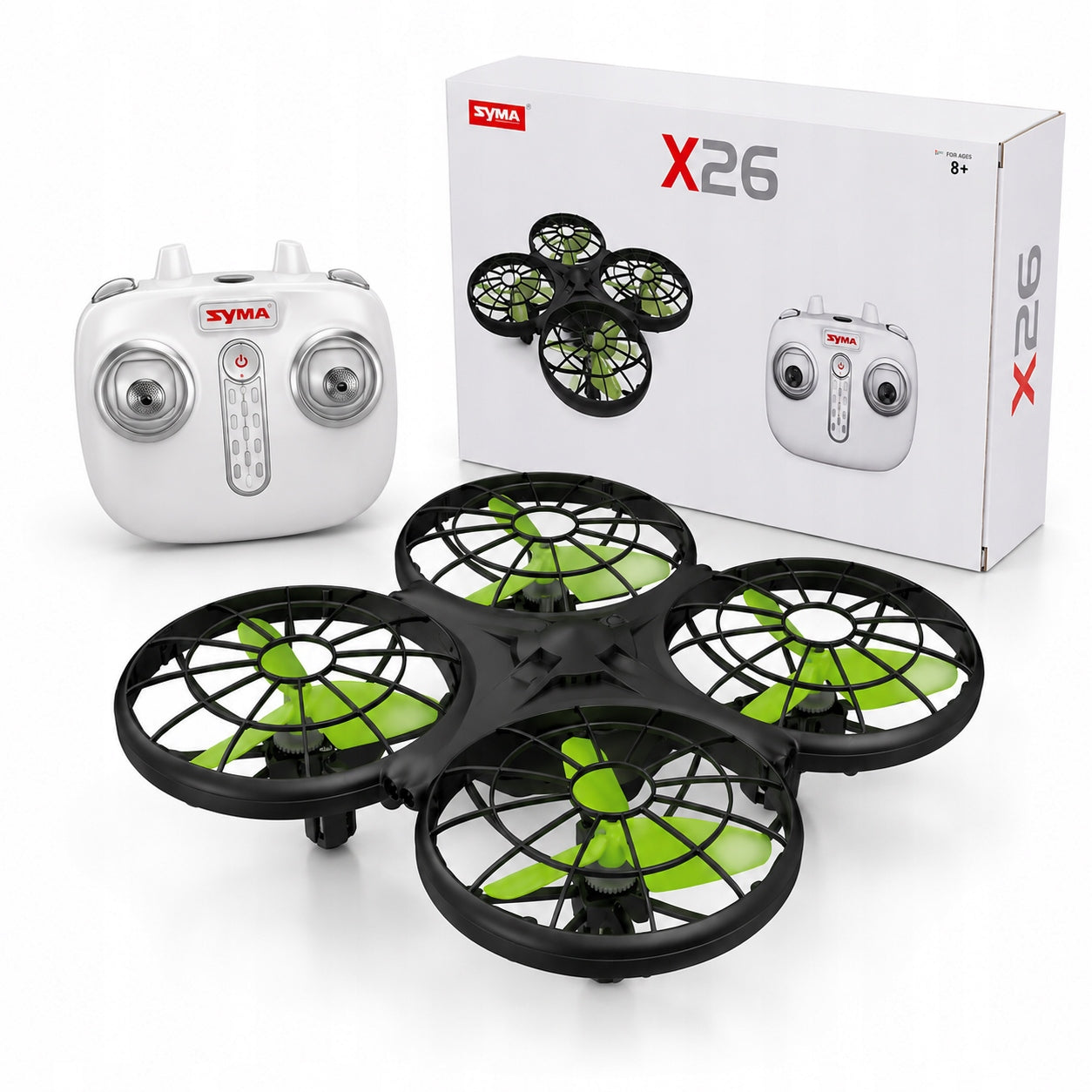 DRONE SYMA X26 QUADCOPTER RC HOVERS IN THE AIR AUTO TAKEOFF AND LANDING Manufacturer code ZDALNIE STEROWANY LATAJĄCY DRON RC SYMA x26