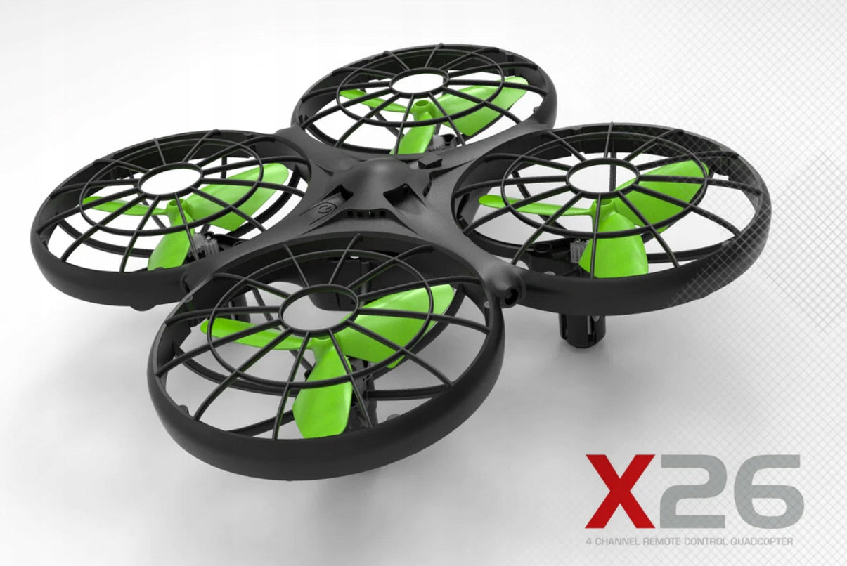 DRONE SYMA X26 RC REMOTE CONTROLLED HOVER HEADLESS EASY - AVOIDS OBSTACLES Manufacturer code DRON DO NAUKI LATANIA PREZENT