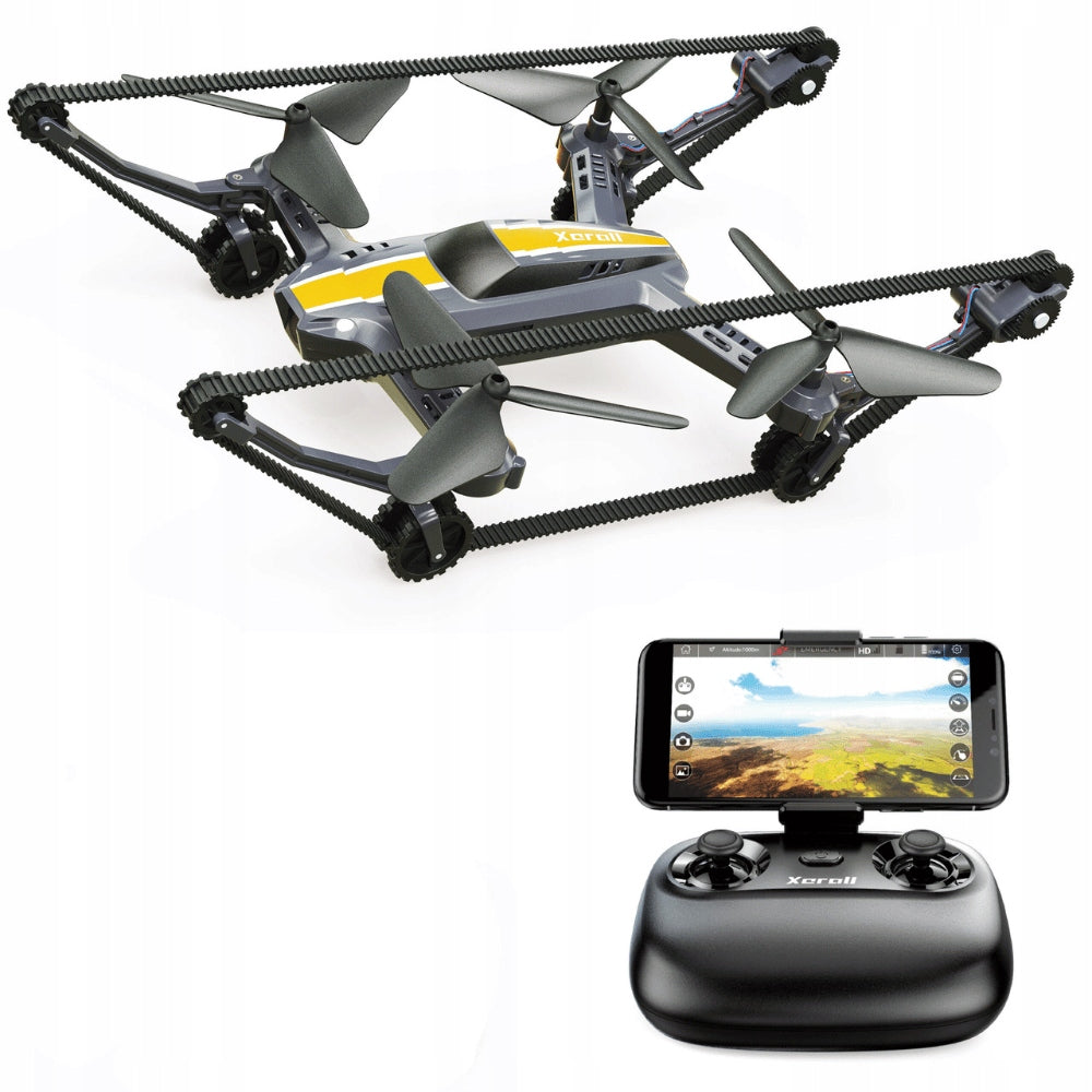 DRONE TANK 2in1 X-TANKCOPTER XERALL YEARS DRIVE FPV CAMERA WiFi 720p HD RTF Packaging status original