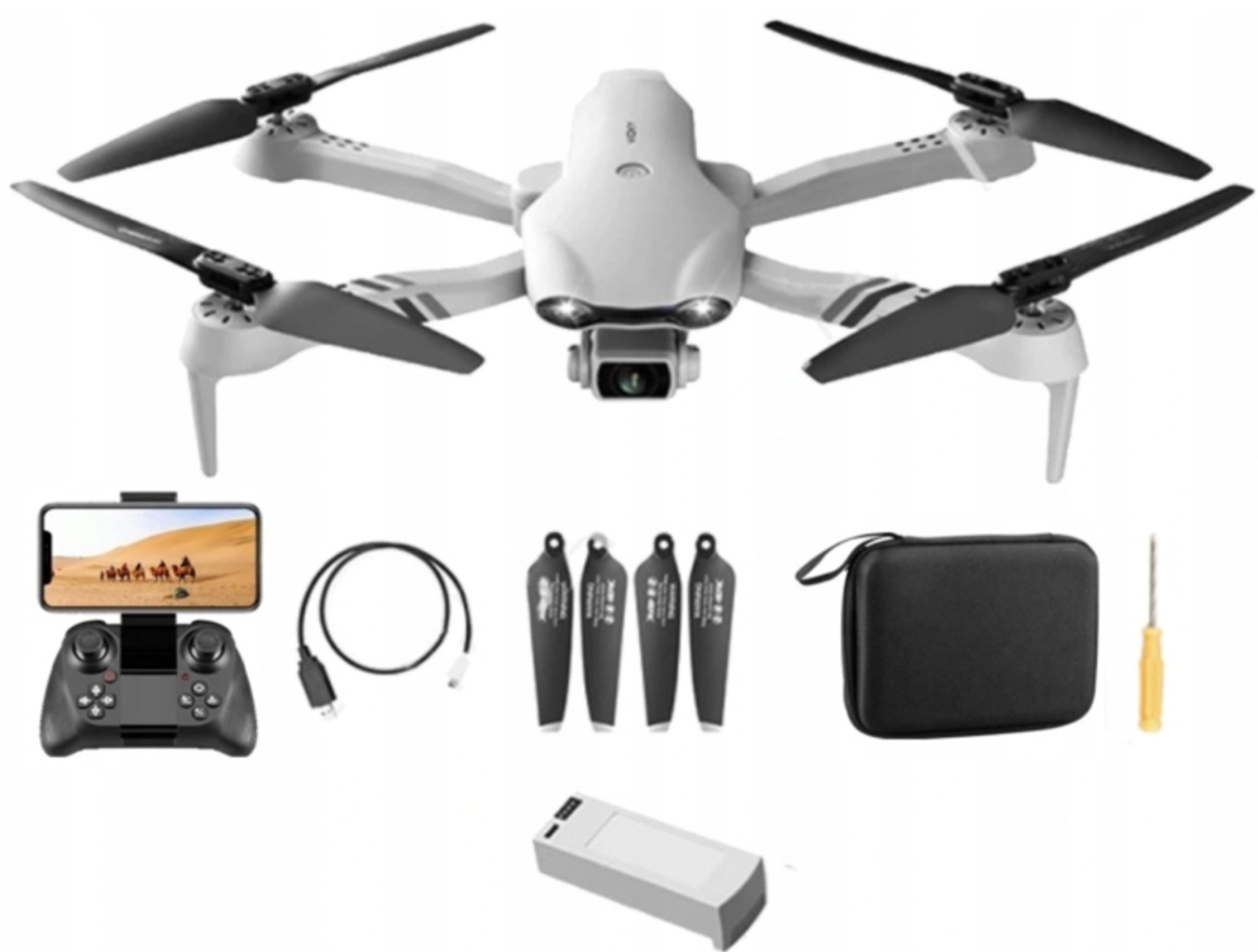 DRONE TECHNOID REMOTE CONTROLLED 1 AKU WIFI CAMERA 2000M 30Min 45KM/h XXXXXL Packaging status original
