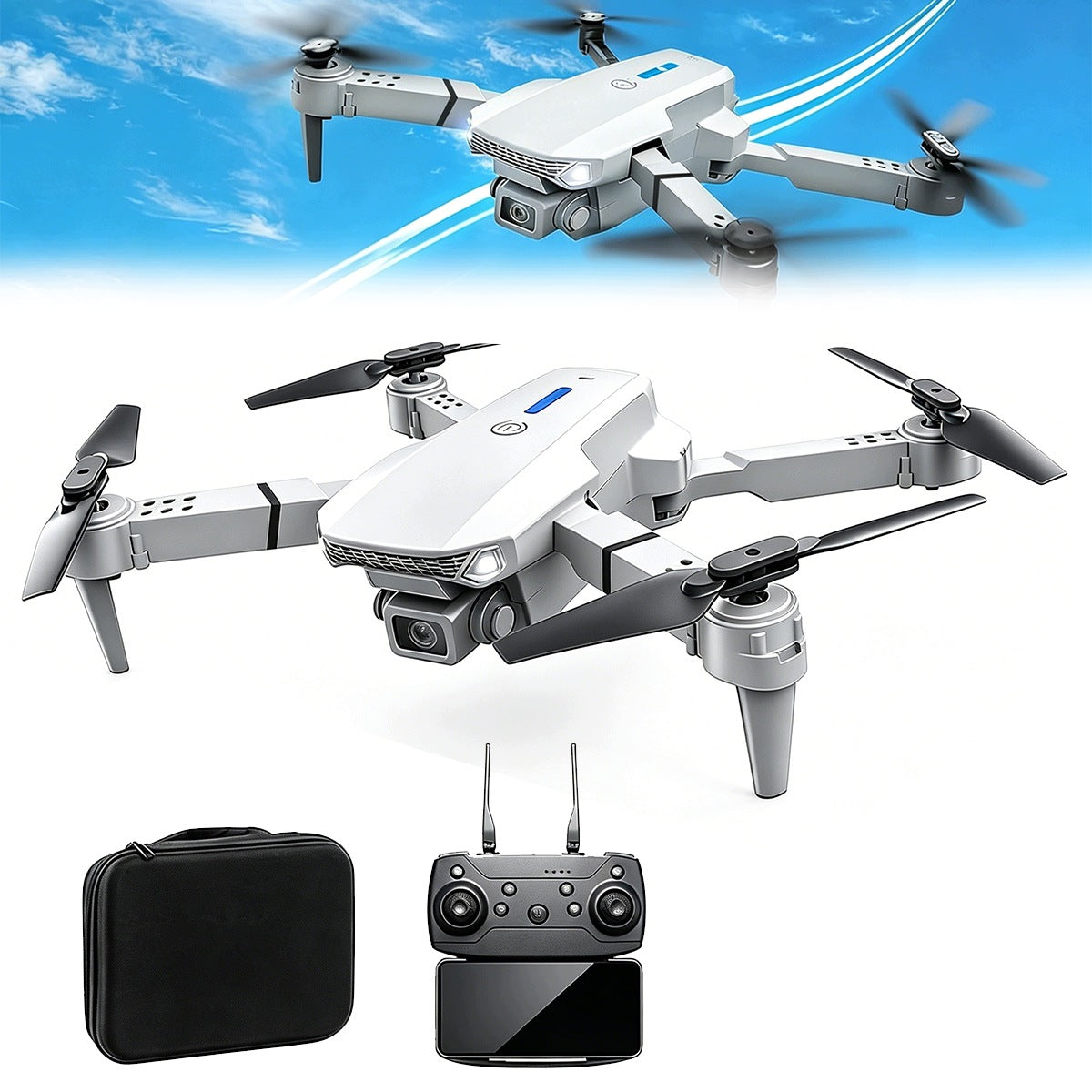 DRONE TOY ADJUSTMENT 2 CAMERAS BRUSHLESS MOTORS 45min WIFI