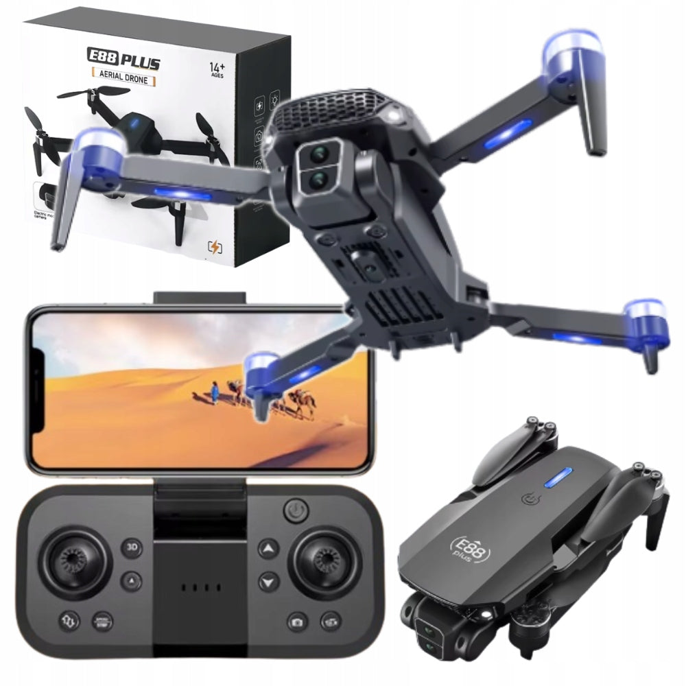 DRONE WITH 2 CAMERAS BRUSHLESS MOTORS 5G CAMERA 4K OBSTACLE AVOIDANCE