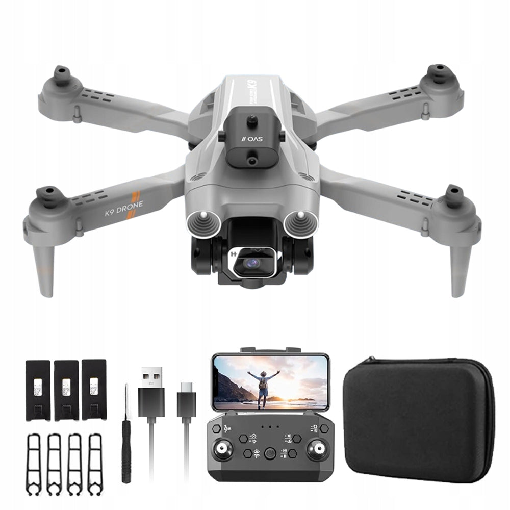 DRONE WITH 4K CAMERA AVOIDING OBSTACLES PRECISION FLIGHTS 3BATTERY WITH REMOTE CONTROL