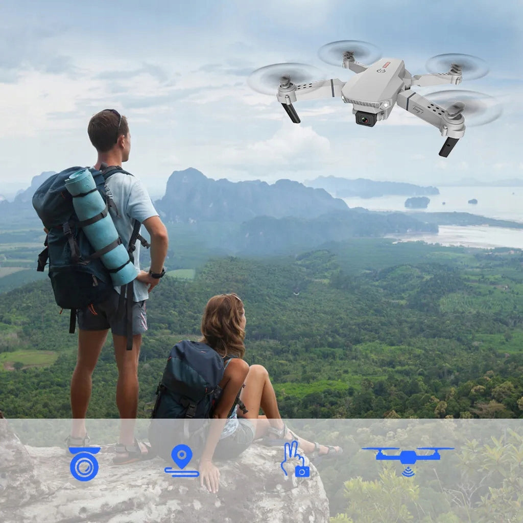 DRONE WITH 4K CAMERA WIND RESISTANCE LEVEL 4 WIFI TRANSMISSION 2,4GHZ Brand no brand