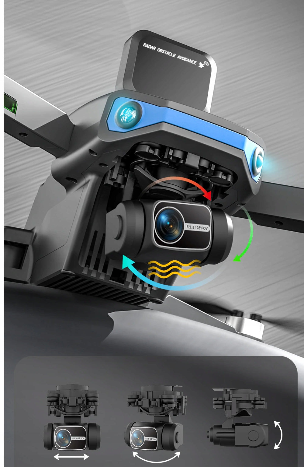 DRONE WITH CAMERA 8K HD AE3 PRO MAX COMBO GIMBAL 5000m Brand no brand