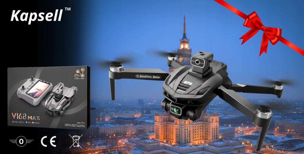 DRONE WITH CAMERA 8K WIFI 5G GPS C0 REMOTE CONTROLLED APPLICATION RANGE 3000M Packaging status original