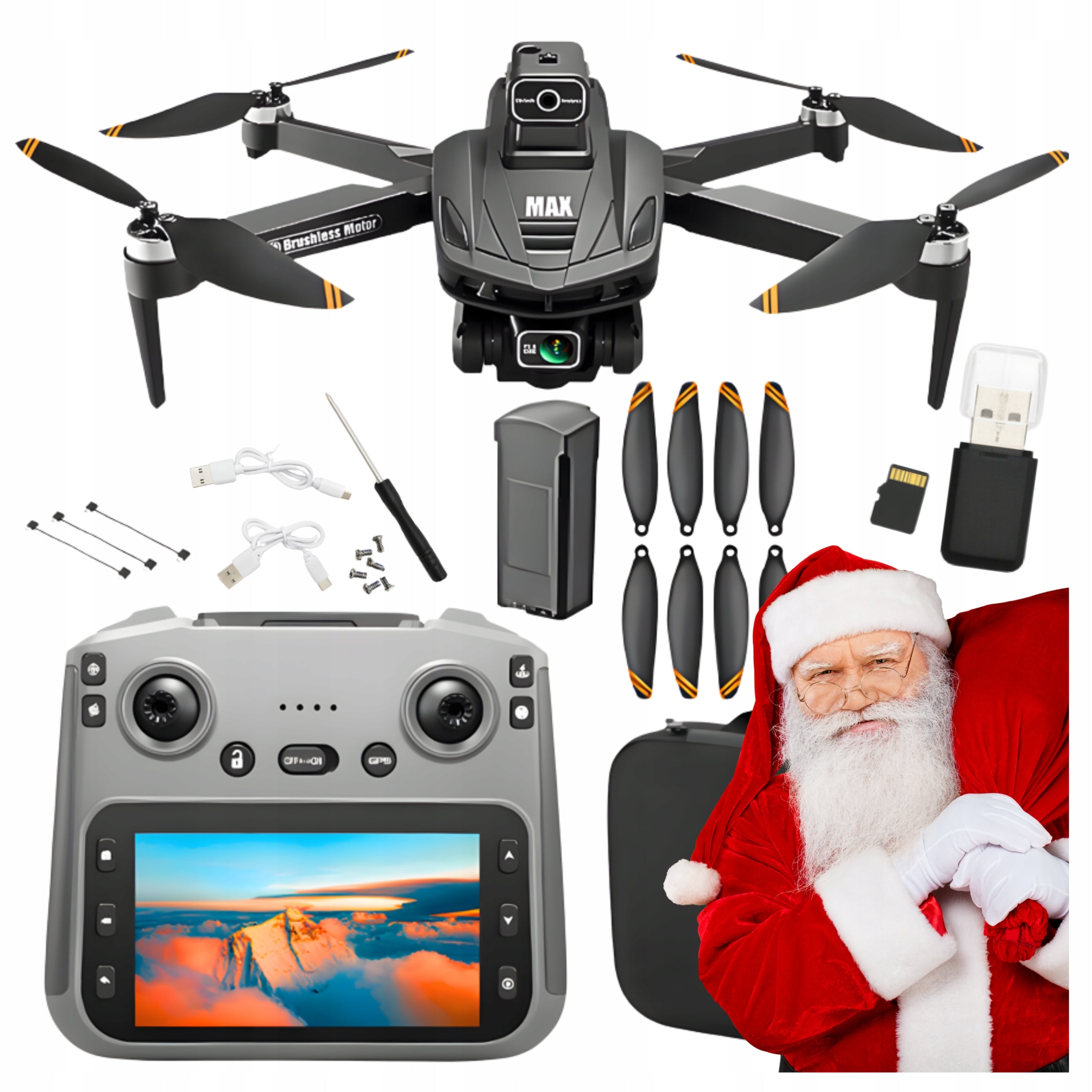 DRONE WITH CAMERA 8K WIFI 5G GPS C0 REMOTE CONTROLLED APPLICATION RANGE 3000M