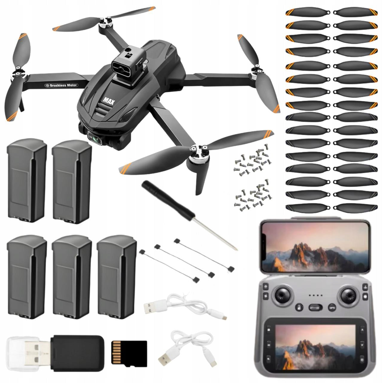 DRONE WITH CAMERA 8K WIFI 5G GPS C0 REMOTE CONTROLLED APPLICATION RANGE 3000M