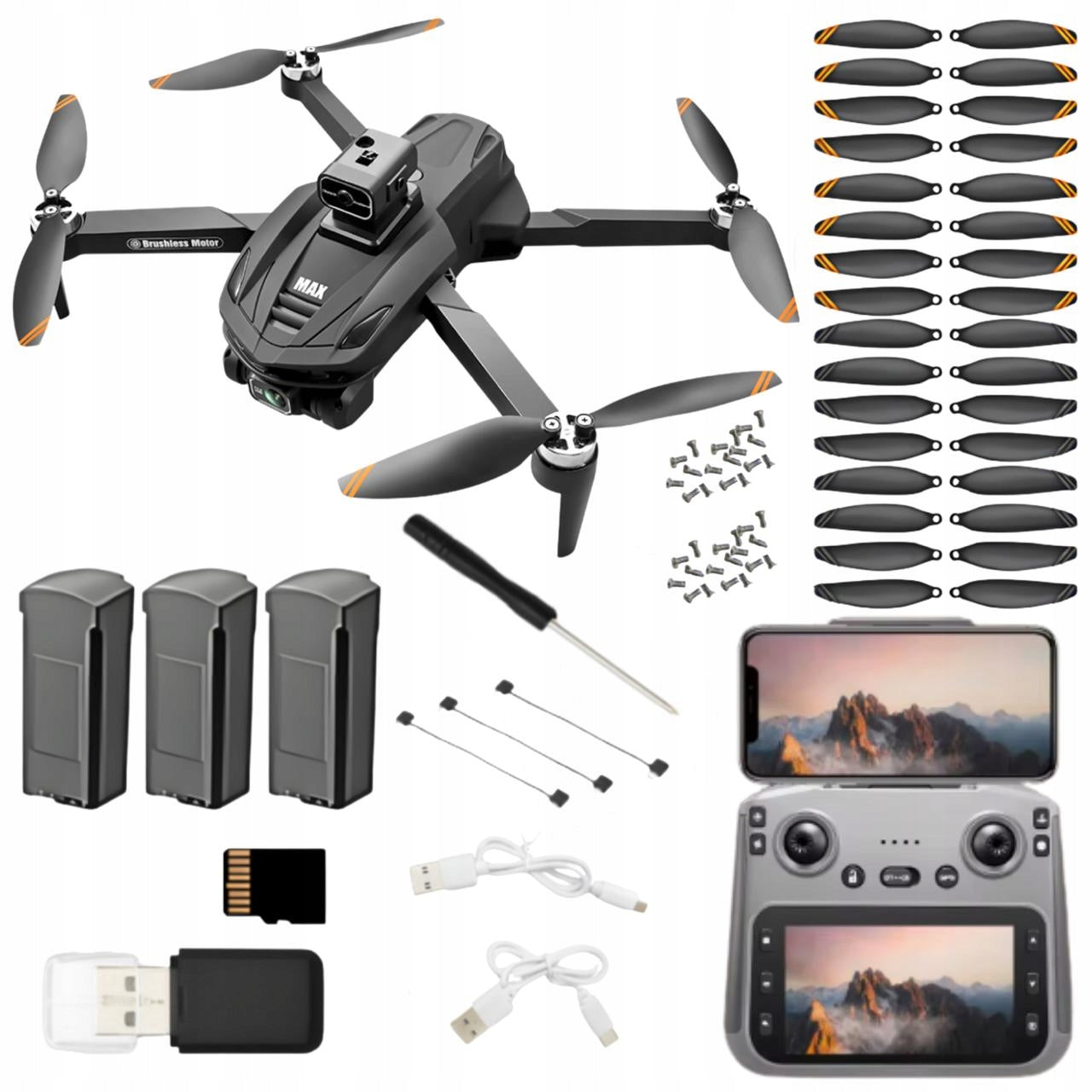 DRONE WITH CAMERA 8K WIFI 5G GPS C0 REMOTE CONTROLLED APPLICATION RANGE 3000M