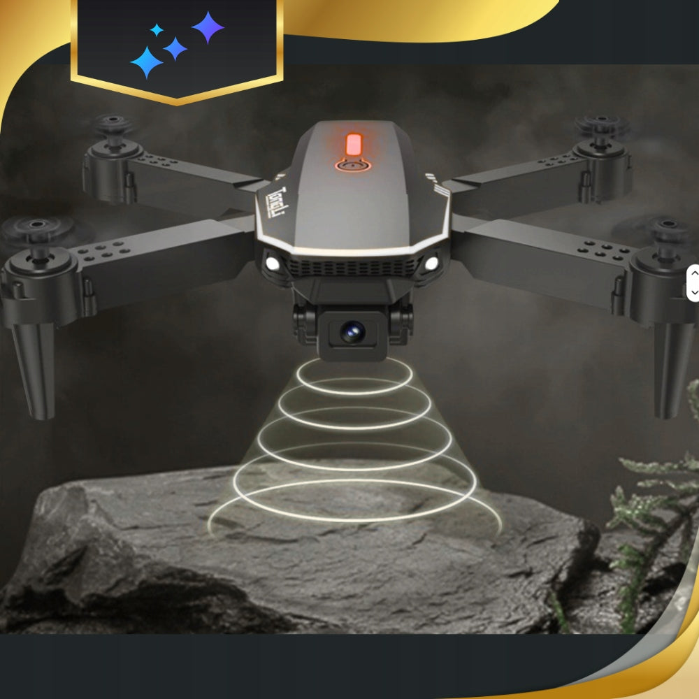 DRONE WITH CAMERA E88 PRO WIFI HD FOLDING REMOTE CONTROL LED CASE SET HIT GIFT Packaging status original